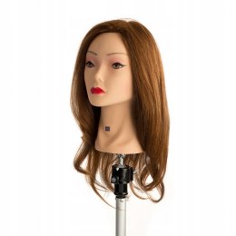 LI110HD Training hairdresser head for human hair 40 cm