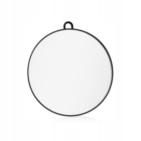 E514N Elegant Round Mirror Black 28 cm