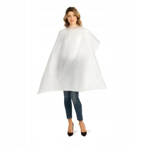 G001AXL LABOR Extra-large disposable cape 110 X 130 CM 20 WASHES WHITE