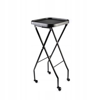 Folding Hairdressing Trolley K036 in Aluminium - Mobile and Functional