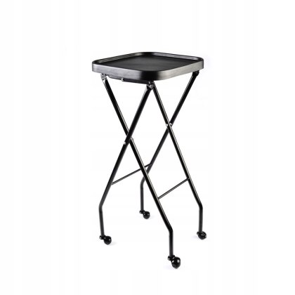 Folding Hairdressing Trolley K036 in Aluminium - Mobile and Functional