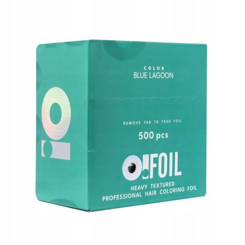 Barber foil O! TOOLS Blue Lagoon with Fluting - 500 pieces