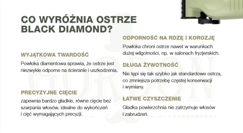 B536 GORDON Vector Liner professional, high-performance hair clipper