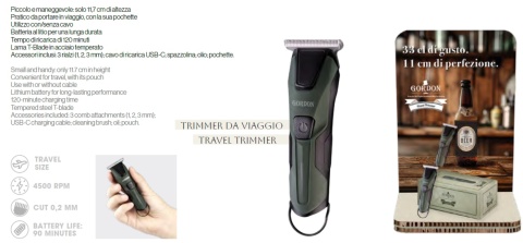 B540 GORDON MINI TRAVEL TRIMMER Mini,travel trimmer