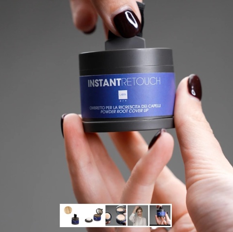 H643 INSTANT RETOUCH HAIR COLOR warm brown powder to cover up roots