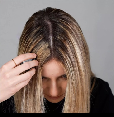 H646 INSTANT RETOUCH HAIR COLOR Light blonde powder to cover up roots