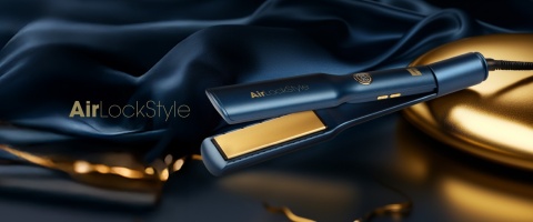 LE012 AirLockStyle Elite 230°C Ionising Straightener with Tourmaline Discs