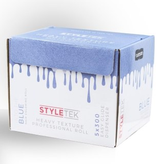 STYLETEK Grooved foil in a roll blue