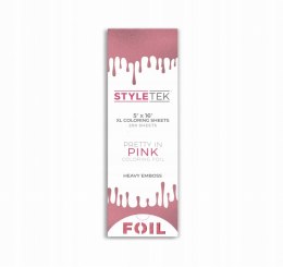 STYLETEK Grooved foil long xl stripes pink