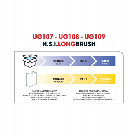 UG107 Upgrade brush - B DIAMETER 25 mm long 18 cm