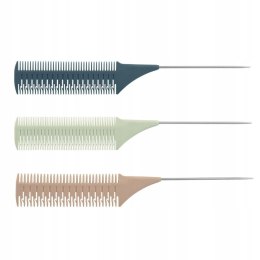 C129 LABOR coloured combs with pick set of 3 pcs