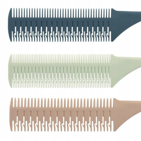 C129 LABOR coloured combs with pick set of 3 pcs